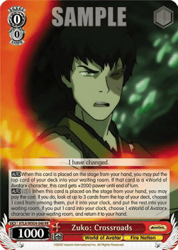 Zuko: Crossroads (V.1 - Double Rare)