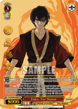 Zuko: For Honor (V.2 - Secret Rare)