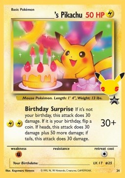 _____'s Pikachu  (CEL WP 24)