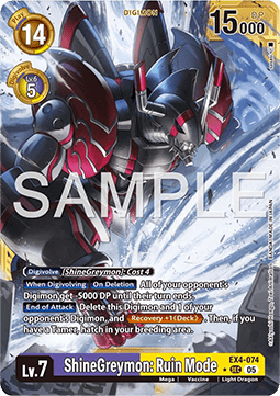 ShineGreymon: Ruin Mode (EX4-074) (V.2)