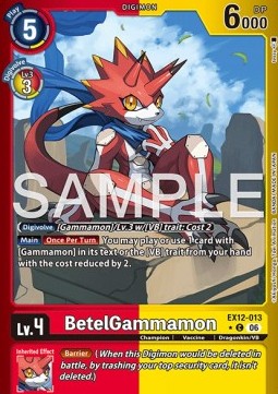 BetelGammamon (EX12-013) (V.2)
