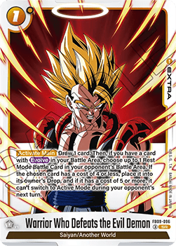 Warrior Who Defeats the Evil Demon (FB09-096) [Fusion World] (V.1 - Super Rare)
