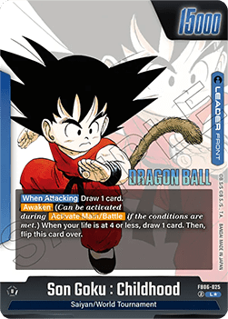 Son Goku : Childhood // Son Goku : Childhood (FB06-025) [Fusion World] (V.2 - Alternate Art)