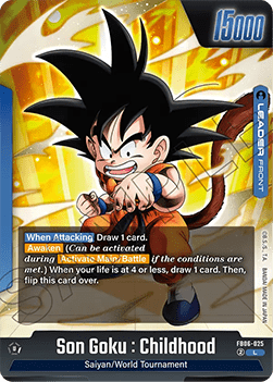 Son Goku : Childhood // Son Goku : Childhood (FB06-025) [Fusion World] (V.1 - Leader)