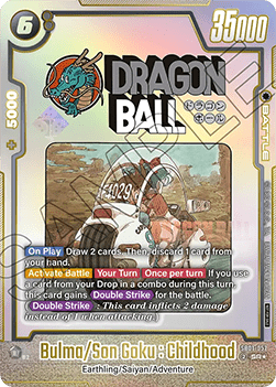 Bulma/Son Goku : Childhood (SB01-057) [Fusion World] (V.1 - Super Rare)