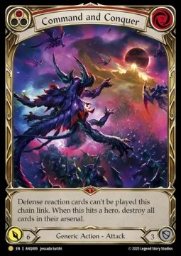 Command and Conquer (Extended Art Rainbow Foil)