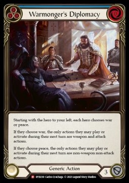 Warmonger's Diplomacy (Rainbow Foil)
