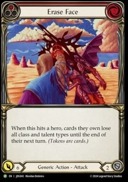 Erase Face (Cold Foil)