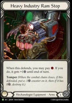 Heavy Industry Ram Stop (Cold Foil)