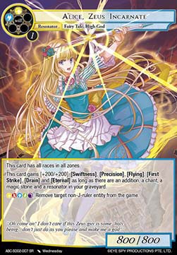 Alice, Zeus Incarnate
