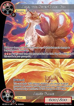 Arle, the Seven-Tailed Fox // Arle's Flame