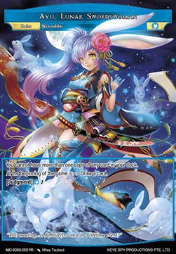 Ayu, Lunar Swordswoman // Ayu, Shaman Swordswoman