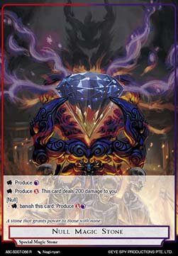 Null Magic Stone