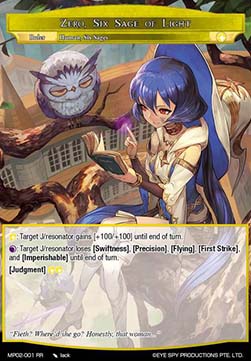 Zero, Six Sage of Light // Zero, Master of the Magic Saber