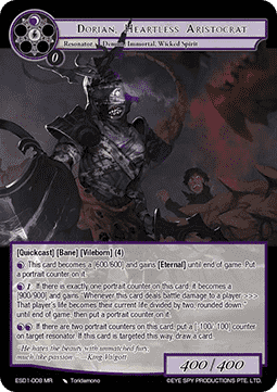 Dorian, Heartless Aristocrat