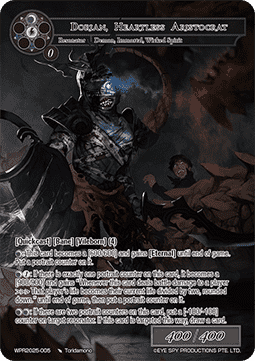 Dorian, Heartless Aristocrat
