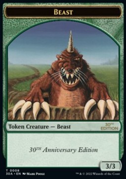 Beast Token (Green 3/3)