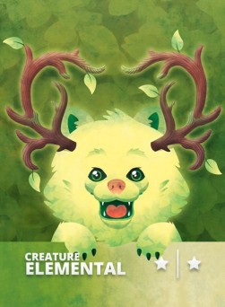 Elemental Token (Green and White */*)