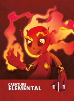 Elemental Token (Red 1/1)