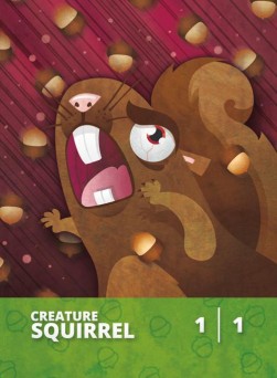 Squirrel Token (Green 1/1)