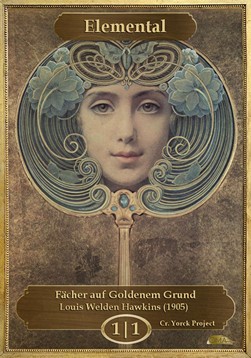 Elemental Token (Red 1/1) (V.1)