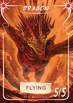 Dragon Token (Red 5/5)