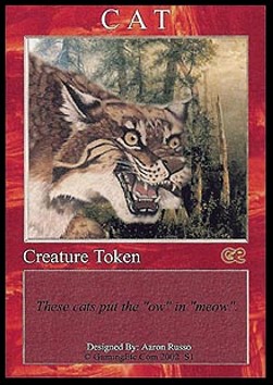 Cat Token (White 2/2)