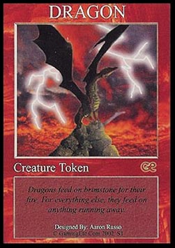 Dragon Token (Red 5/5) (V.1)