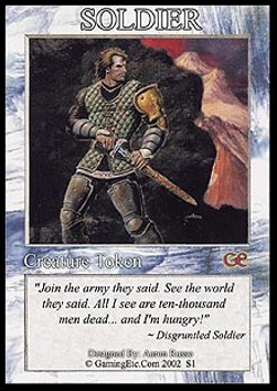 Soldier Token (White 1/1)