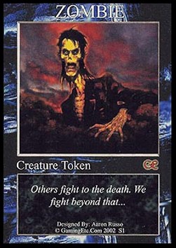 Zombie Token (Black 2/2)