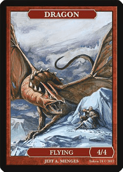 Dragon Token (Red 4/4)