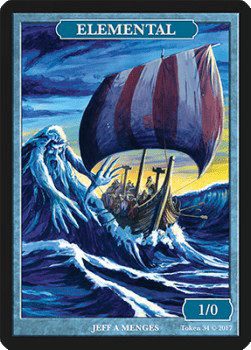 Elemental Token (Blue 1/0) (V.1)