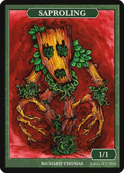 Saproling Token (Green 1/1)