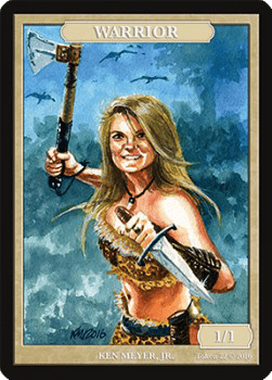 Warrior Token (White 1/1)
