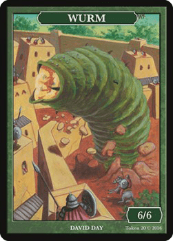 Wurm Token (Green 6/6)