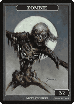 Zombie Token (Black 2/2)