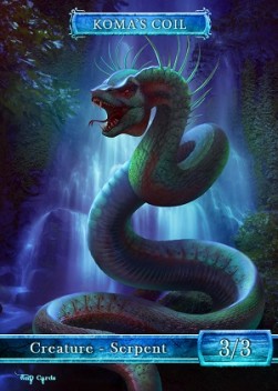 Koma's Coil Token (Blue 3/3)