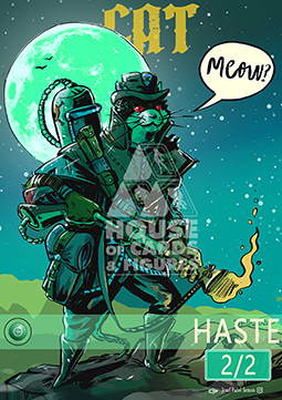 Cat Token (Green 2/2 Haste)
