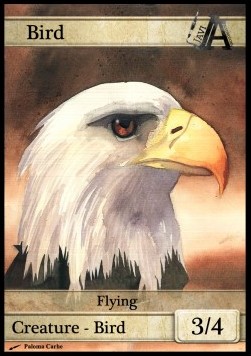 Bird Token (White 3/4)