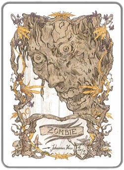 Zombie Token (Black 2/2) (V.1)