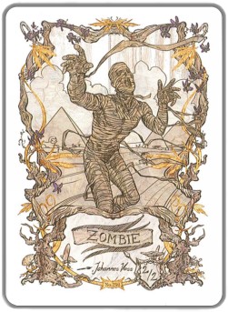 Zombie Token (Black 2/2) (V.2)