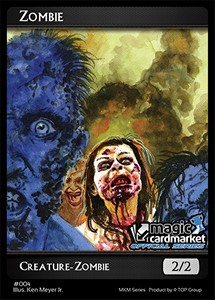Zombie Token (Black 2/2)