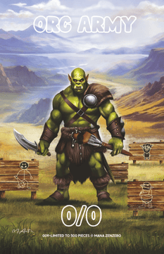 Orc Army Token (Black 0/0)
