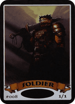Soldier Token (White 1/1) (V.1)