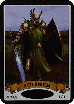 Soldier Token (White 1/1) (V.2)