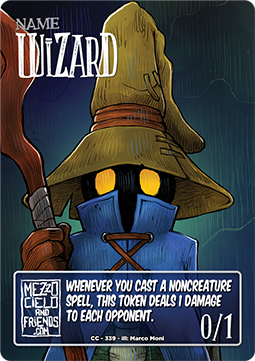 Wizard Token (Black 0/1)