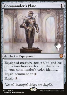 Commander's Plate