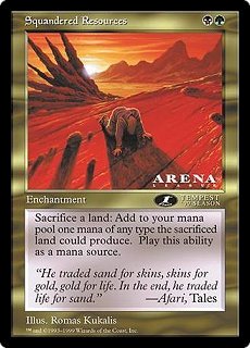 Squandered Resources