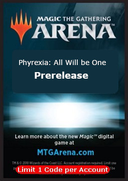 Arena Code Card (Prerelease)