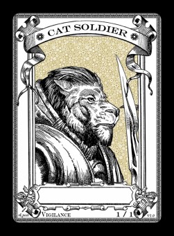 Cat Soldier Token (White 1/1)